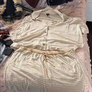 Torrid Striped Beige Set